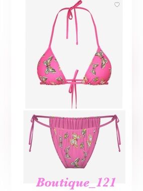 Pink Butterfly Bikini